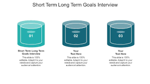 short term long term goals interview