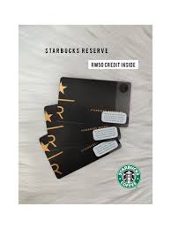 starbucks reserve card rm50 credit