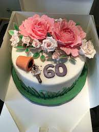 Birthday cake cakes caramel collection ultimate. 60th Birthday Gardeners Cake Cupcake Cakes Garden Birthday Cake Cake Design