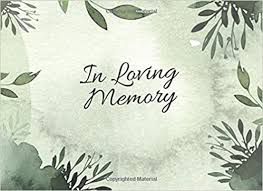 These elegant books are handmade in the usa. In Loving Memory Memorial Funerals Wake Messages Guest Book Funeral Memory Book Green Watercolor Woodland Cover Guest Books Discrete 9781721914135 Amazon Com Books