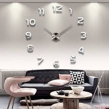 3d Quartz Wall Clock Modern Design Real
