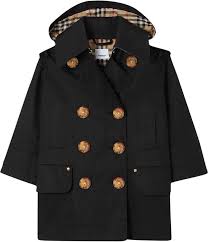 Burberry Black Trench Coat With