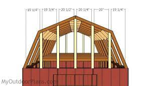 12x16 Gambrel Shed Roof Plans