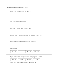 pdf puan matematik tingkatan 3 latihan pengukuhan poligon 2. Soalan Latihan Matematik Tahun 4 Mengikut Topik Persoalan U Cute766