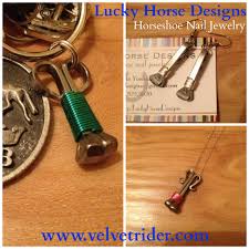 horseshoe nail jewelry