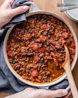 beef  moose or venison chili
