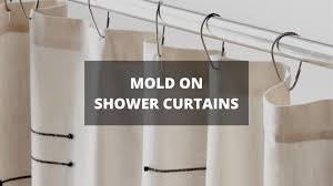 how to remove mold from shower curtains