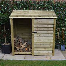 Wooden Garden Tool Storage Box
