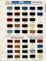Amc Paint Charts 1954 1988