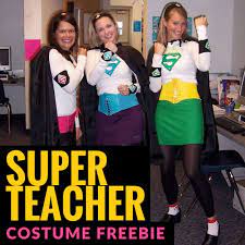 diy costume be a super teacher with