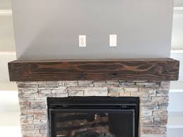 Solid Wood Floating Fireplace Mantel