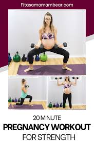 20 minue full body pregnancy workout