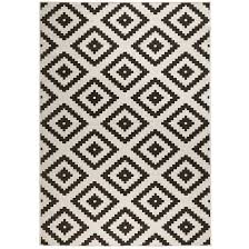 Ich war so blöd, und hab auf dem teppich sachen gebügelt und nun sind einige stellen ganz rau. Bougari Flachgewebe Teppich Malta In Schwarz Creme Bewertungen Wayfair De