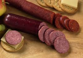 A mildly spiced summer sausage made with mustard seed and black pepper. Uncured Smoked Pepperoni 6 Oz Homemade Summer Sausage Homemade Sausage Recipes Pepperoni Recipes