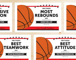 Editable Basketball Award Certificates Instant Download Printable Red And Black