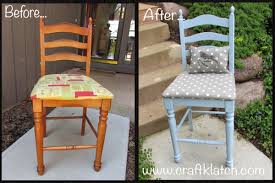 An old or broken chair can be easily repaired at home! Garbage To Gorgeous Episode 2 Diy Chair Makeover How To Craft Klatch