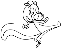 Cartoon network colored pencils coloring pages rooster deviantart box anime character colouring pencils. How To Draw Skunk From Skunk Fu Jules De Jongh With Easy Drawing Tutorial How To Draw Step By Step Drawing Tutorials