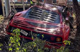 West wimbledon, london, sw20 0td A Rare Ferrari F40 Has Been Crashed In Queensland