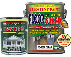 destiny floorguard floor coating with