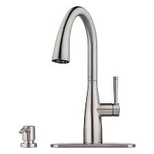 one handle pull down kitchen faucet