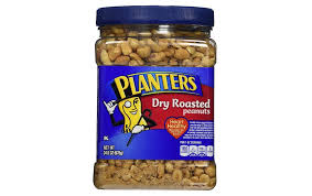 planters dry roasted peanuts plastic