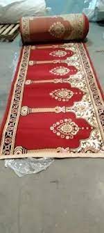 multicolor velvet masjid carpet in