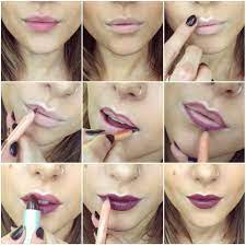 how to apply a dark lipstick liner