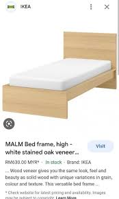 Ikea Malm Single Bed Frame High