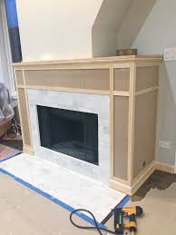 how to build a fireplace mantle the
