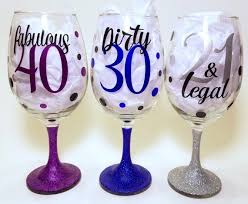 Fabulous 40th Birthday Wine Glass Only