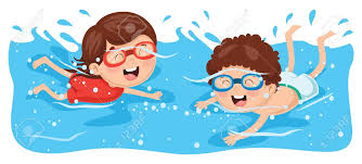 Vector Illustration Of Kid Swimming Royalty Free SVG, Cliparts, Vectors, And Stock Illustration. Image 97422646.