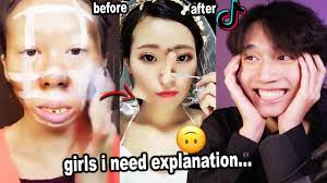 crazy asian makeup transformation is