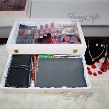 surprise makeup gift box with necklace