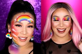 rainbow makeup looks for pride month