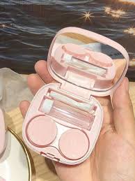 1 piece contact lens case set with
