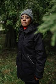Sustainable Ladies Winter Jacket Black