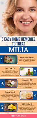 how to get rid of milia at home