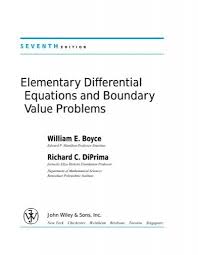 Elementary Diffeial Equations