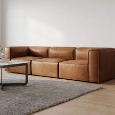 remi leather modular sofa 72 108