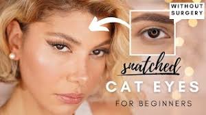 cat eye makeup step by step tutorial