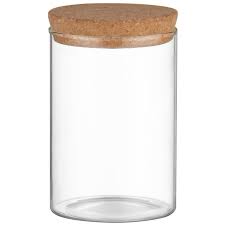 Large Glass Jar With Cork Lid Kitchen