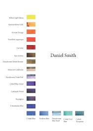 Joseph Zbukvics Palette With Daniel Smith In 2019