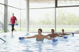 free aqua gymnasticsin the exercise pool