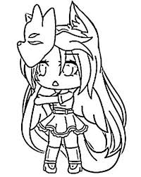 Gacha life coloring pages consist of dressed up and personalized character using different hairstyles, outfits, postures and more. Gacha Life Coloring Pages 1nza
