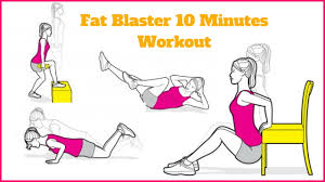 fat blaster 10 minutes workout for