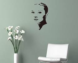Audrey Hepburn Silhouette Modern Wall