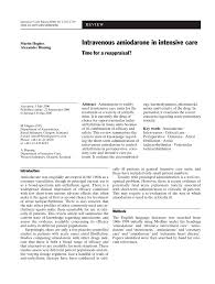 Intravenous Amiodarone Versus Verapamil For Acute