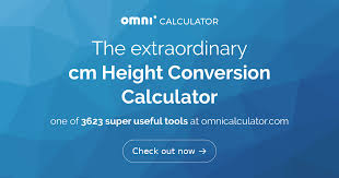 cm height conversion calculator