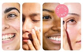 the four sensitive skin types and their