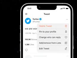 edit tweet option expands to twitter